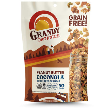 Grandy Organics Organic Peanut Butter Coconola, 9 OZ
