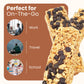 Wellsley Farms Chewy Chocolate Chip Granola Bars - No High-Fructose Corn Syrup - Vegetarian - Whole Grain Granola Bars - 110 Cal