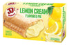 JJ's Bakery Lemon Cream Snack Pies, Individual Dessert, Fresh-Baked, Perfect for Snacks, Nut-Free, Kosher Parve, 4 Oz Each (Pack