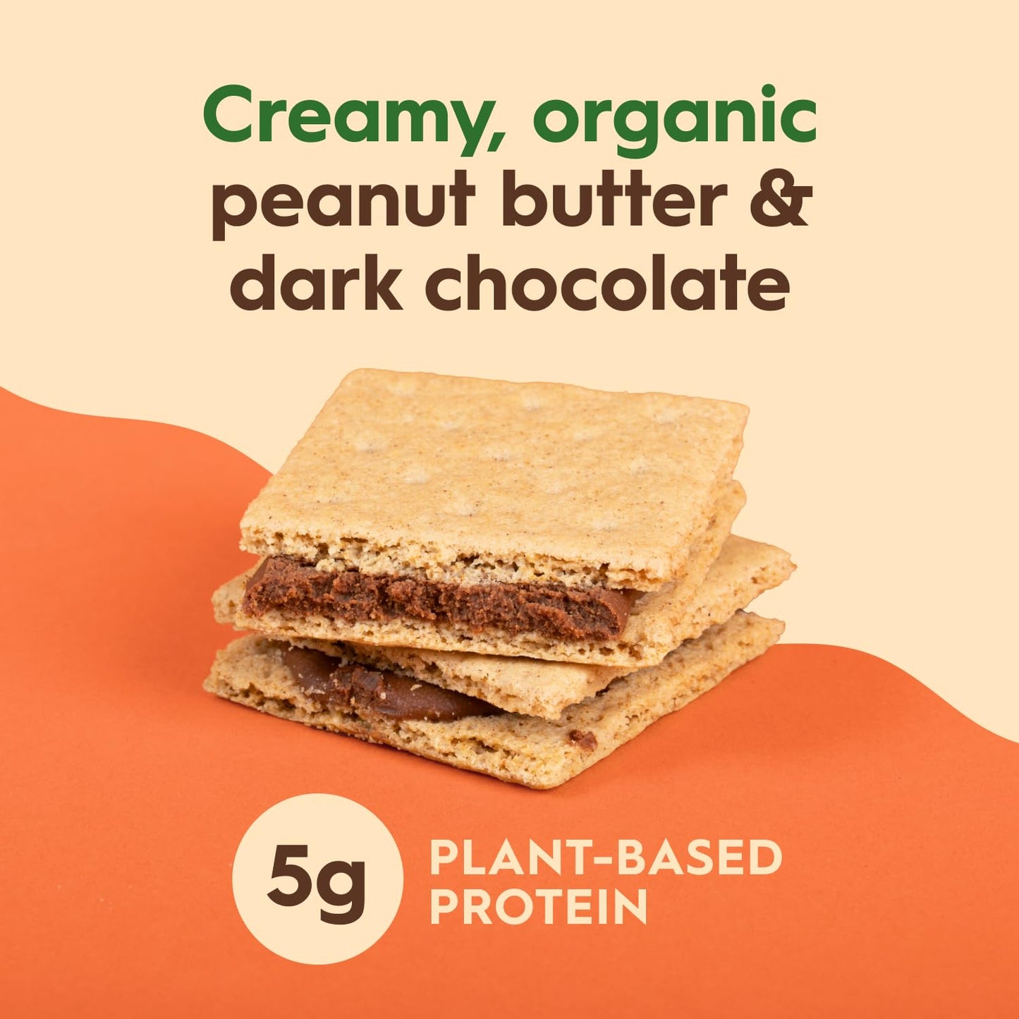 Once Again Chocolate Peanut Butter Graham Sandwiches - Organic, Gluten Free Graham Crackers with PB & Dark Chocolate Filling - G