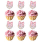 24 Pieces Disco Ball Cupcake Toppers Disco Ball Bowknot Cake Toppers Picks Disco Party Decorations 70s Disco Theme Party Birthda