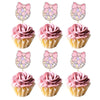 24 Pieces Disco Ball Cupcake Toppers Disco Ball Bowknot Cake Toppers Picks Disco Party Decorations 70s Disco Theme Party Birthda