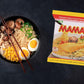 Mama Oriental Style Instant Noodles Mix Flavor Bundle Package Total 30 Packs (3 Best Flavor Mix Chicken, Pork, Creamy Shrimp) 3