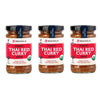 Mekhala Organic Thai Red Curry Paste Value 3-Pack. VEGAN. GLUTEN-FREE. NO ADDED SUGAR. Versatile. HOT (3x3.5oz)