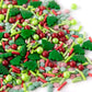 Sweets Indeed Sprinkles  Edible Sprinkle Mix  Perfect for Cake Decorations  Baking  Ice Cream  Cookies  Cupcake Topper  4 ounces (Christmas)