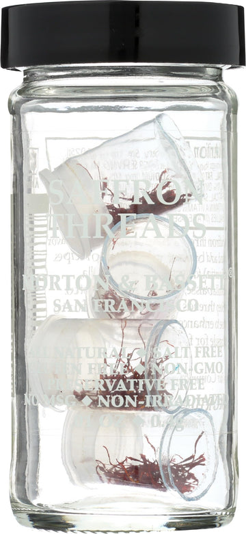 Morton & Bassett Saffron Threads, All Natural, Kosher, Gluten Free, Non-GMO, 0.01 Ounce (Pack of 3)