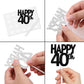 18Pcs Black Glitter Happy 40Th Dessert Cupcake Topper Pick For Funny Legend Since 1985 Theme Decor Supplies Men Women Happy 40 B