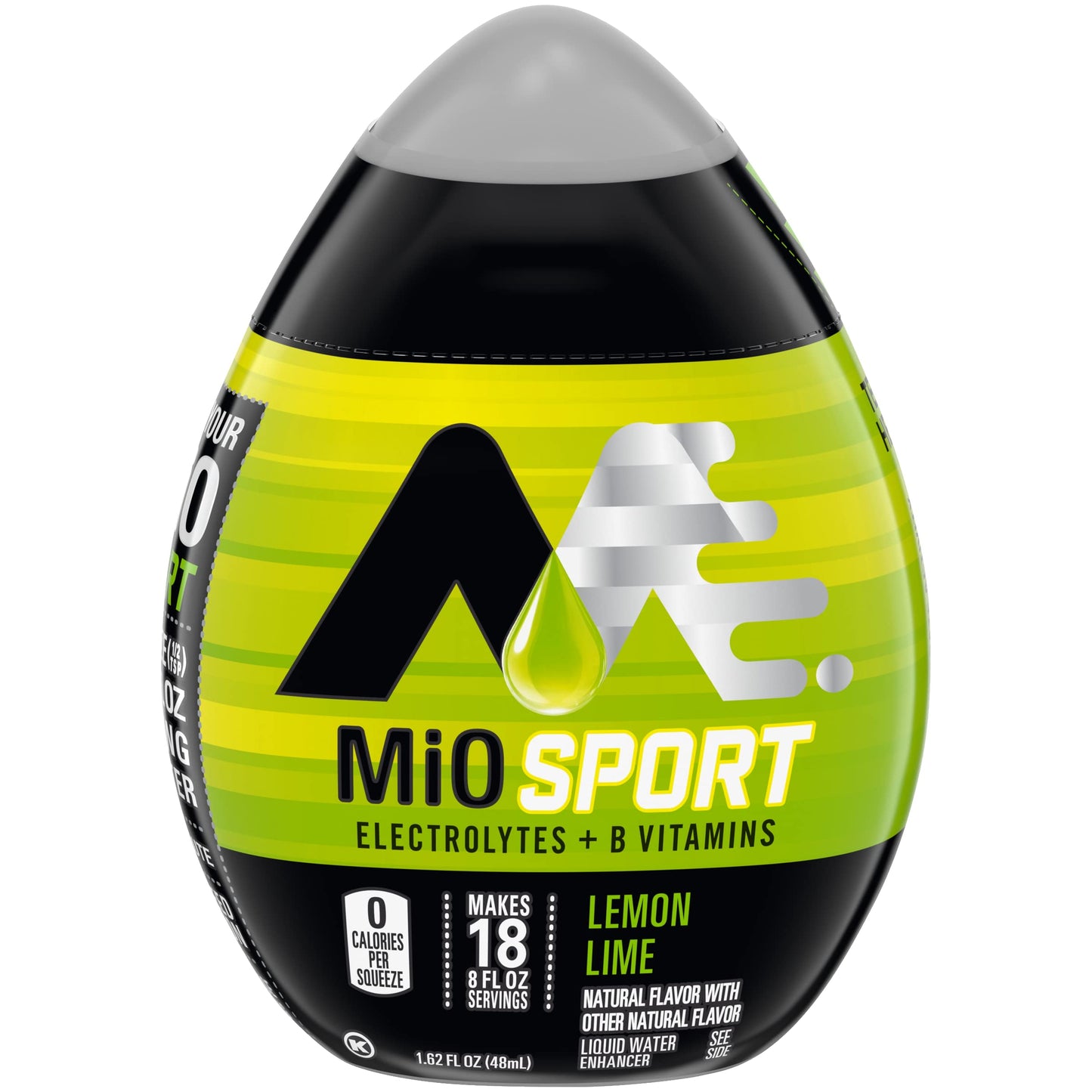 Mio Sport Liquid Water Enhancer, Lemon Lime, 1.62 Ounce, Pack Of 2