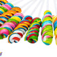 Rainbow Twisty Pops - 40 Pieces - Lollipop Birthday Party Favors Individually Wrapped