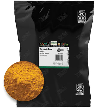 Frontier Herb Organic Ground Turmeric Root, 1 Lb