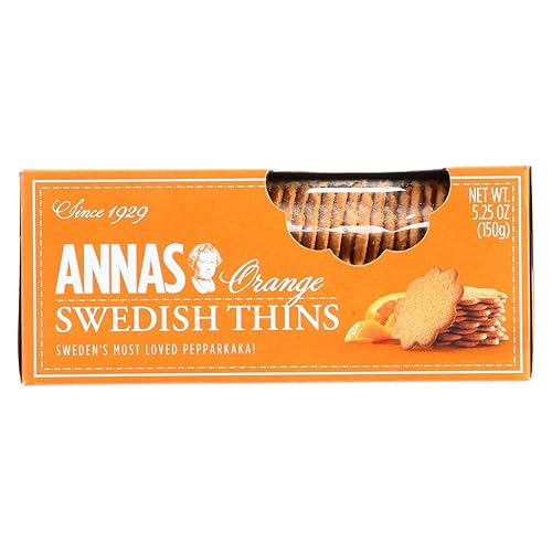 Lotus Annas Thins Delicate Swedish cookies Orange -- 5.25 oz3