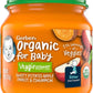 Gerber Organic Sweet Potato Apple Carrot With Cinnamon Baby Food, 4 Oz Jar