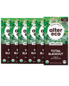 Alter Eco | Dark Chocolate Bars | Pure Dark Cocoa, Fair Trade, Organic, Non-GMO, Gluten Free (6-Pack Total Blackout)
