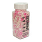 Sentovac Edible Pink Crown Mix Sprinkles For Decorating | Edible Cake Cupcake Sprinkles 1 Bottle 3.53Oz/ 100G | Cookie And Ice C