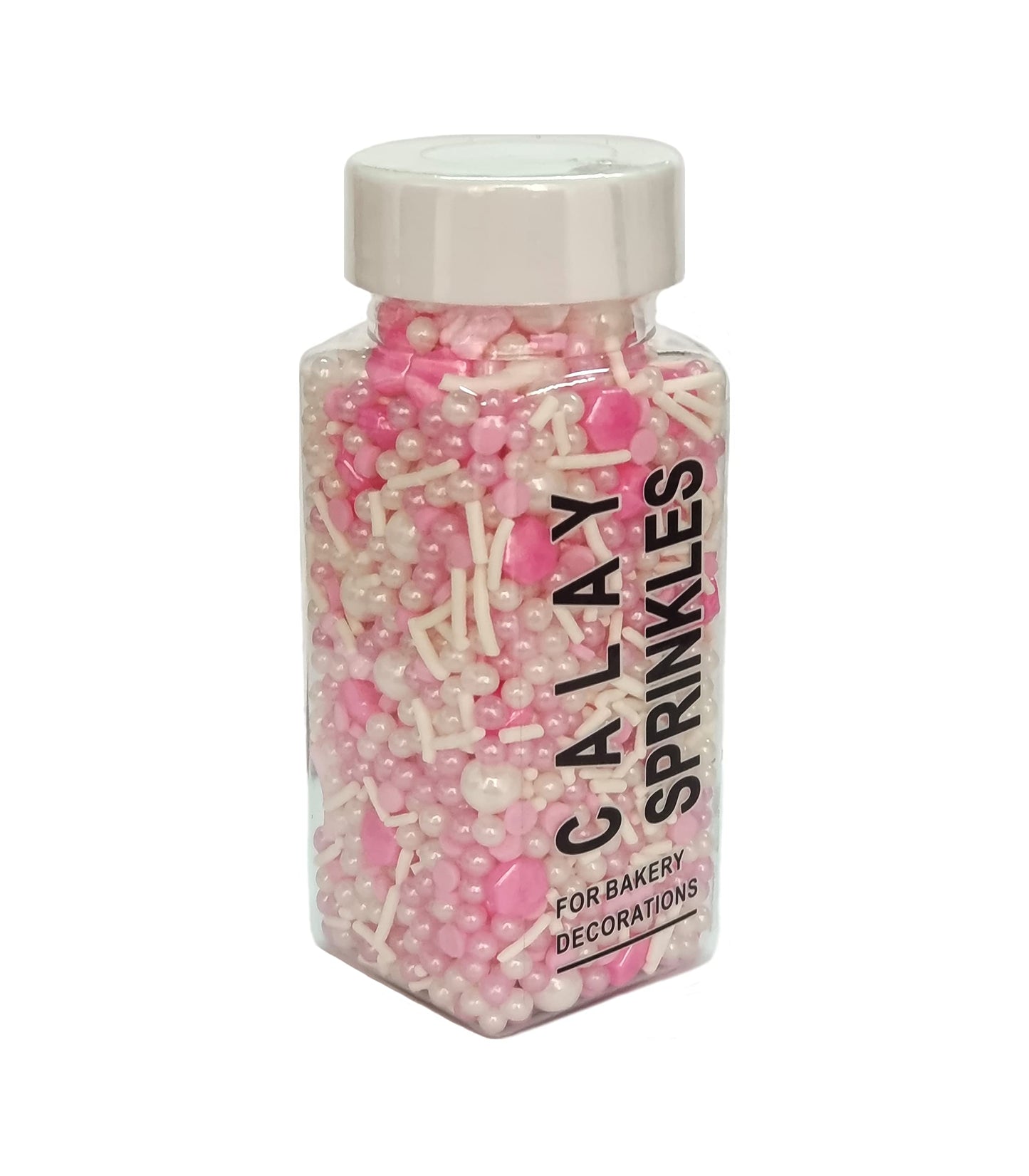 Sentovac Edible Pink Crown Mix Sprinkles For Decorating | Edible Cake Cupcake Sprinkles 1 Bottle 3.53Oz/ 100G | Cookie And Ice C