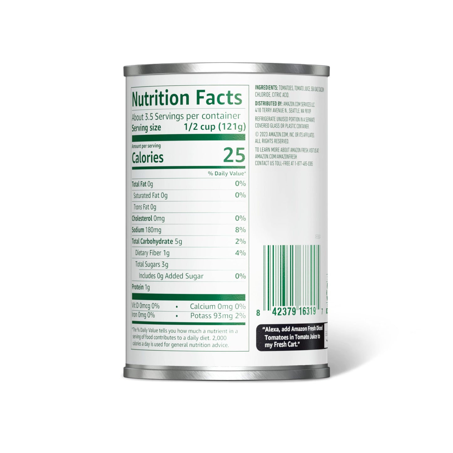 Happy Belly Diced Tomatoes in Tomato Juice, 14.5 Ounce