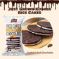 Liebers Dark Chocolate Rice Cakes, Kosher Certified Dairy Free, Gluten Free Snack (Dark Chocolate) Pack Of 3