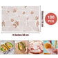 La Llareta 100 Sheets Deli Paper, 14 * 10 Inch Sandwich Wrapping Paper, Food Wrapping Paper, For Breads, French Fries, Sandwiche