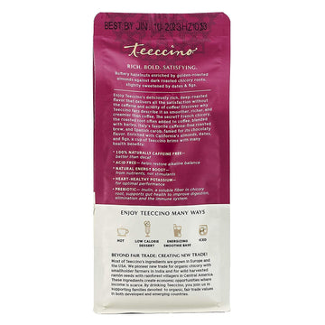 Teeccino Hazelnut Herbal Coffee Alternative,75% Organic Caffeine Free, Non Acidic,11 Oz