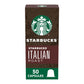 Starbucks Espresso Pods, Dark Roast, 50-count, Original Line, Model 77S460