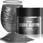 bayep Shimmer Black Edible Glitter for Drinks and Cakes, 30g Luster Dust for Party Supplies