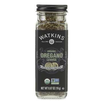 Watkins Gourmet Organic Oregano Leaves Spice Jar, 0.67 Ounce