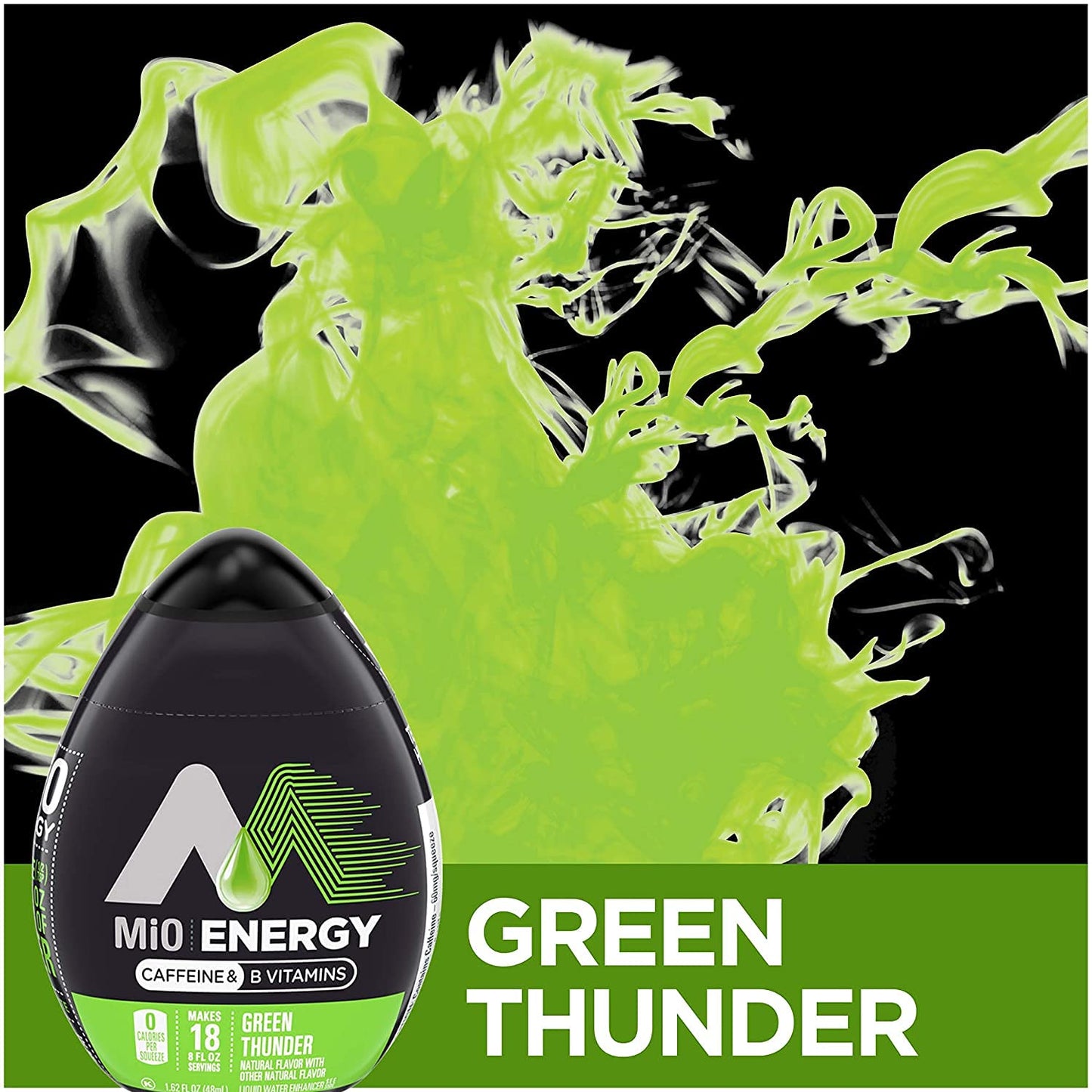 Mio Energy Green Thunder Liquid Water Enhancer Drink Mix (1.62 Fl Oz Bottle)