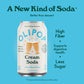 OLIPOP Prebiotic Soda Pop  Cream Soda  Prebiotics  Botanicals  Plant Fiber  12 fl oz (4 Cans)