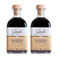 Giusti Organic Balsamic Vinegar of Modena - Pack of 2 x 250ml - Black