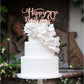 Rssta i 70th Birthday Cake Topper, Rose Gold Glitter, Paper Decoration, Model XM042