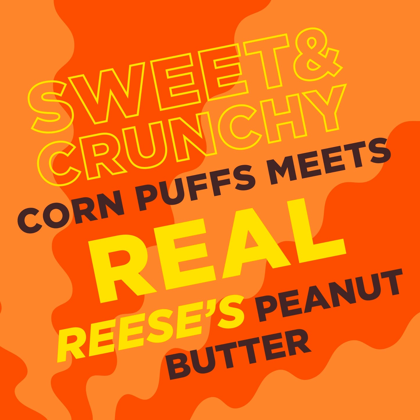 Reeses Puffs Peanut Butter Lovers Breakfast Cereal, Made With Whole Grain And Real Reeses Peanut Butter, Family Size, 19.7 Oz