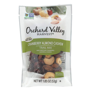 Orchard Valley Harvest, Cranberry Almond Cashew Trail Mix, 1.85 Oz, Non-Gmo, No Artificial Ingredients