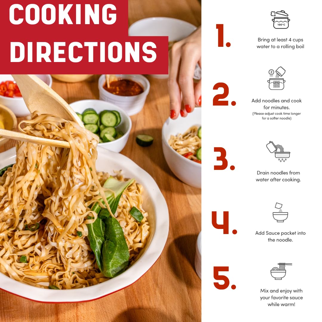 A-Sha Healthy Asian Instant Noodles With Sauce Pack | Pantry Variety Bundle | Vegan, Air Dried, High Protein | Great For Ramen,