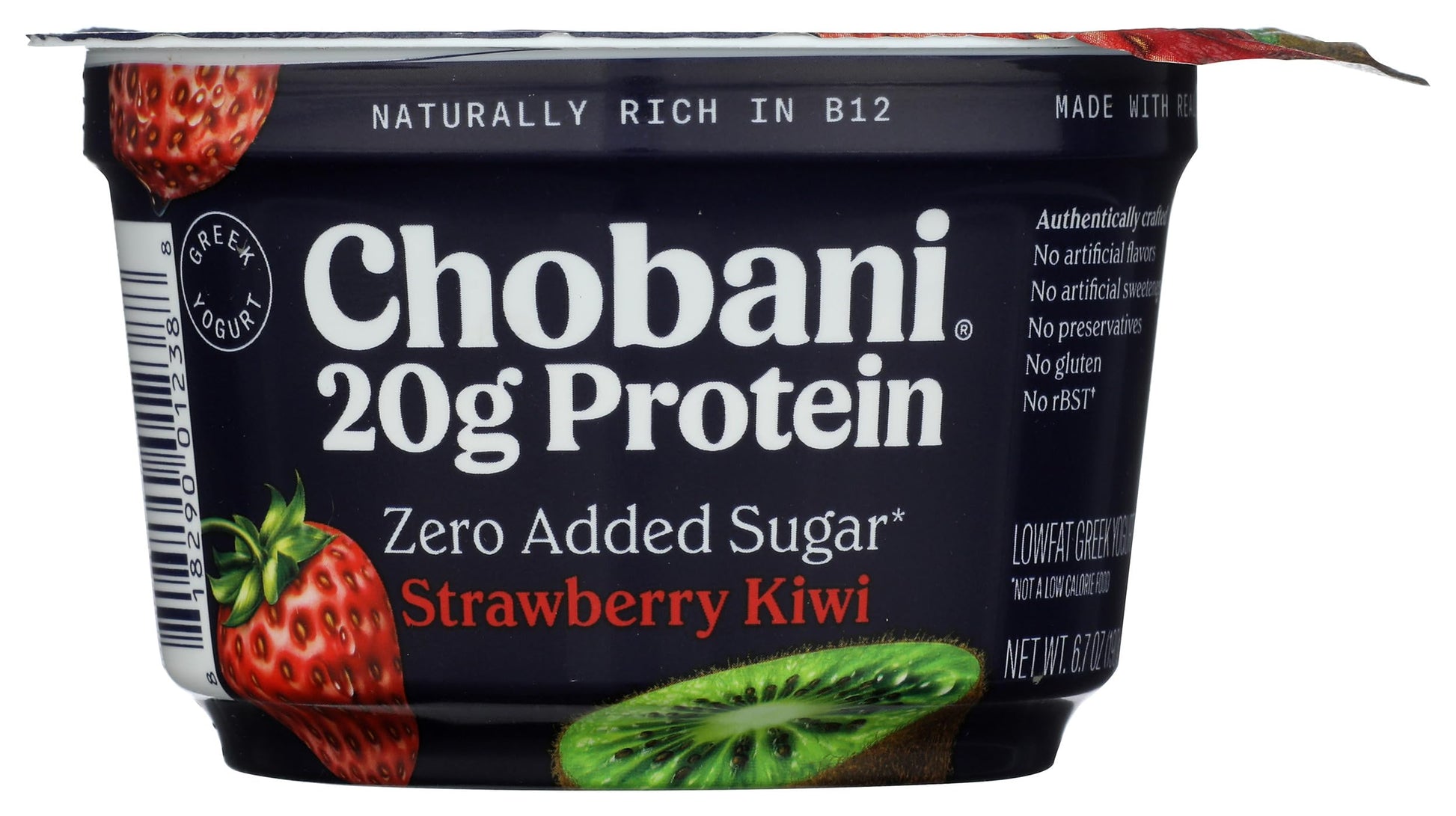 Chobani 20g Protein Lowfat Greek Yogurt Strawberry Kiwi 6.7oz