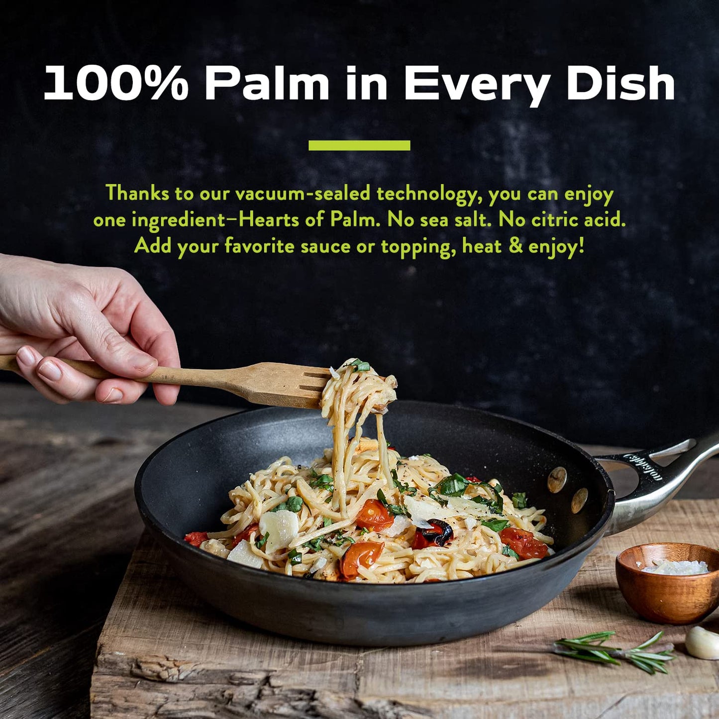 Natural Heaven Spaghetti Noodles, Hearts Of Palm, 4-Pack – Naturally Rich In Potassium, Low-Calorie Veggie Pasta, Keto & Gluten-Free Food, Vegan, 9 Oz Ea