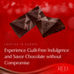 Red Delight Snack Size Dark Chocolate Bars - Low Carb, Gluten-Free - 30oz Pack of 60, Brown
