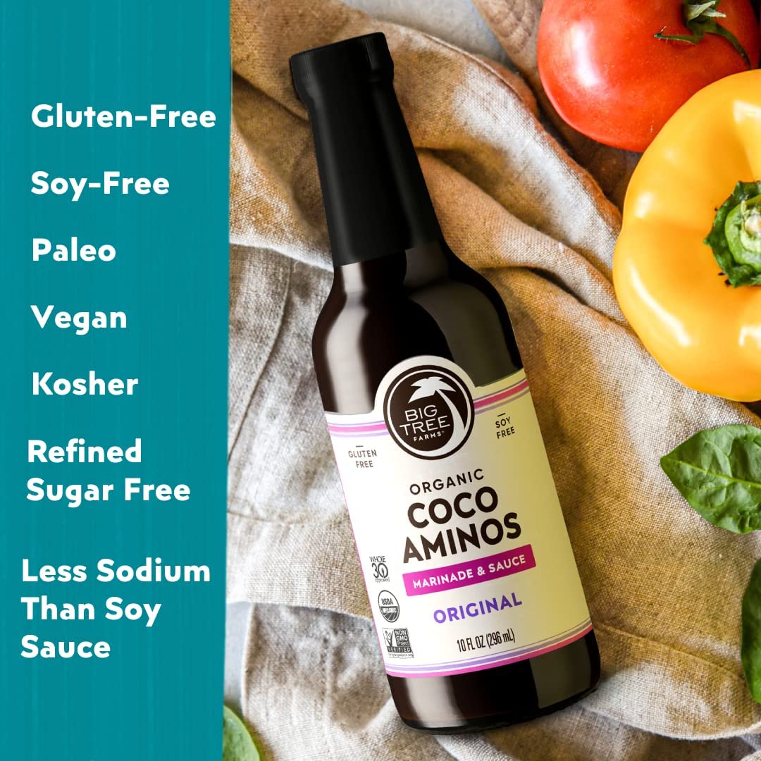 Big Tree Farms Coco Aminos Seasoning Sauce, 10 oz