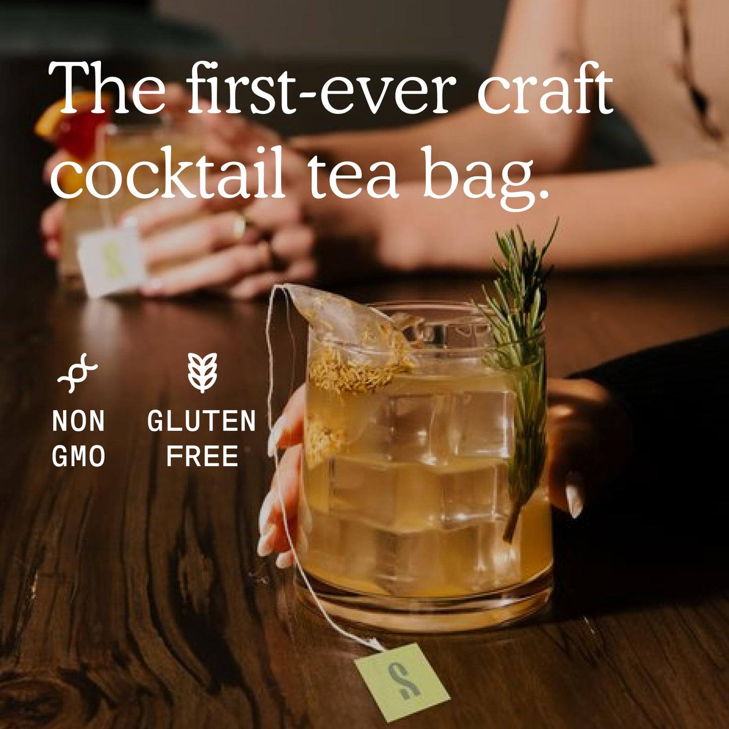 SAYSO Cocktail Tea Bags - Instant Mixers - All Natural, Low Calorie, Low Sugar - Honey Rosemary Moscow Mule