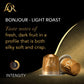 LOR Coffee Pods  30 Capsules Bonjour Light Roast Blend  Single Cup Aluminum Coffee Capsules limited availabilityly Compatible with the LOR BARISTA System