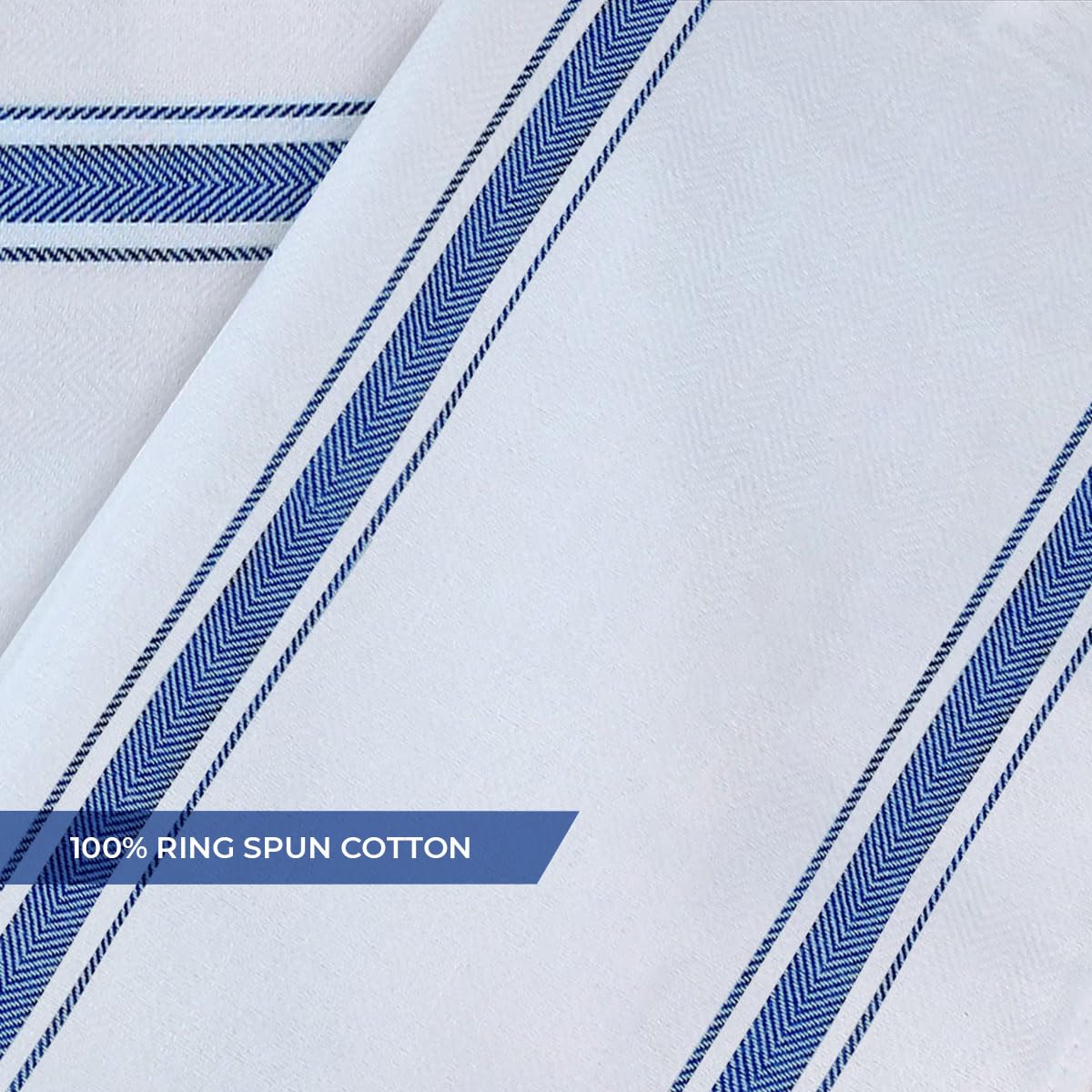 Avalon Dish Towels Set (Value Pack Of 15) Size 15X25 Inch, 100% Cotton Soft & Absorbent Linen Kitchen Towels, Tea Towels, Reusab