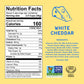 Khloud Protein Popcorn - White Cheddar - 7g Protein Snacks for mature-themeds & Kids - Flavored Popcorn Made with Real Ingredients & Milk Protein Isolate - Non-GMO  Gluten-Free  Kosher  4oz - 4PK