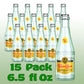 Topo Chico Natural Mineral Water Imported from Mexico 6.5 fl oz Glass Bottle 15 Pack