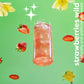 SINGLES TO GO! Strawberry Wild Smoothie Powdered Drink Mix, Aspartame Free, 6 Pack, 0.27 Ounce Each