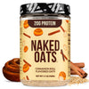 Naked Oats - Cinnamon Overnight Oats, 20G Whey Protein, Gluten-Free Oatmeal Instant Breakfast Or Shake, High Protein Oatmeal, Hi