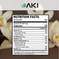 Aki Vanilla Water Extracted Powder From Authentic Beans For Flavoring, Cooking, Baking & Smoothies - Sugar Free &   Free - Added 2% Monk Fruit Sweetener - Non-Gmo & Vegan (2.11Oz/60G)