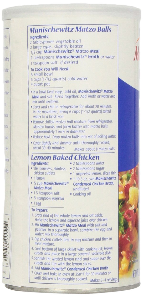 Manischewitz Matzo Meal Daily Canister