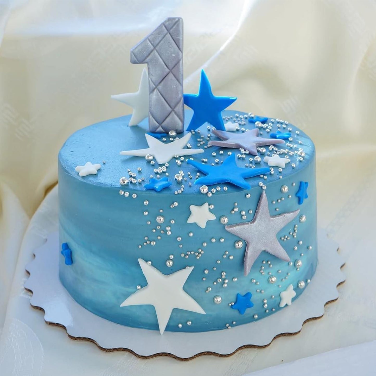 Silver Sprinkles For Cake Decorating, 130G/4.6Oz Edible Silver Pearl Sprinkles, Candy Baking Decorations, Ice Cream Toppings And