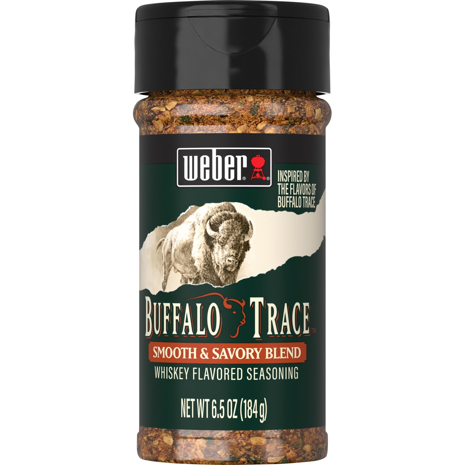 Weber BBQ Seasoning, Whiskey Flavored, 6.5 Ounce, Model 1165028