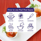 WATCHAREES Pad Thai Sauce, Vegan & Non-GMO, Authentic Thai Recipe, 12.8 oz (Pack of 2)