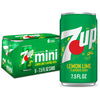 7UP Lemon Lime Soda, 7.5 Fl Oz Cans, 6 Pack, Model 10085412